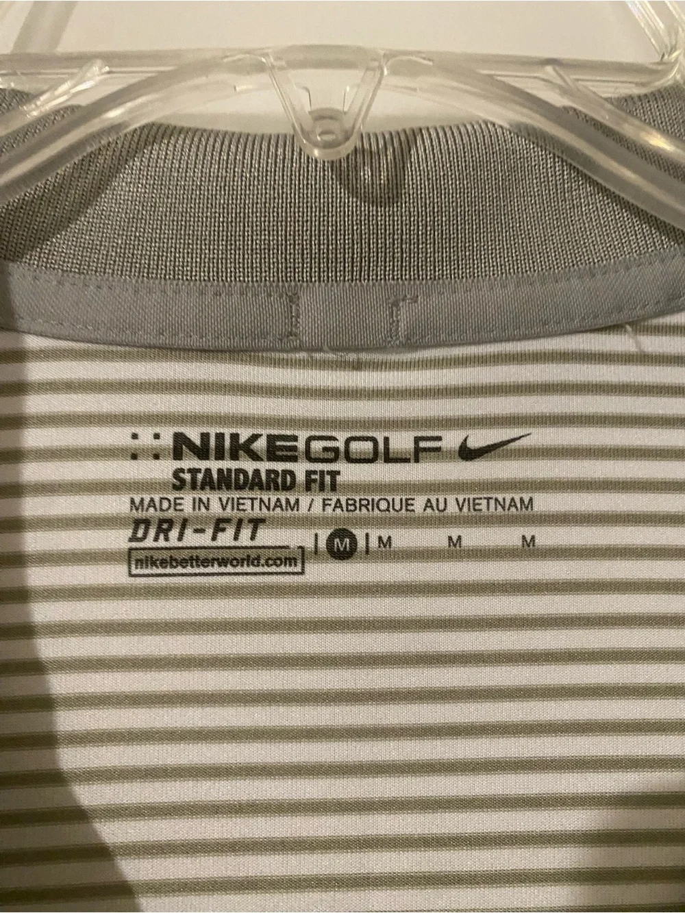 Nike Striped Short-Sleeve Polo Shirt